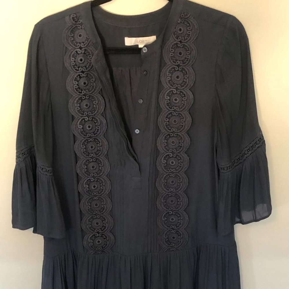 Flowy Navy Dress